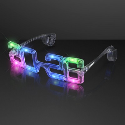 2026 Light Up New Year Party Glasses - PRINTED