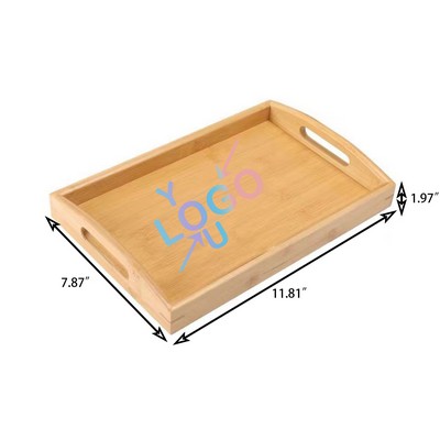 Rectangle Bamboo Organizer Tray