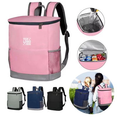 Custom Camping Travel Lunch Bag Leak Proof Beer Insulated Cooler Backpack