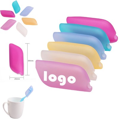 Toothbrush Head Cover – Food-Grade Silicone, BPA-Free, Fits Most Toothbrushes, Washable & Durable