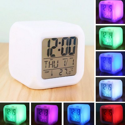LED Color Changing Alarm Clock
