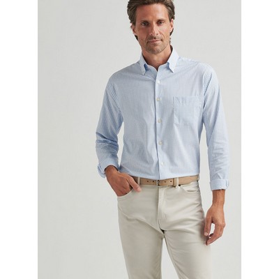 Peter Millar Hanford Performance Twill Sport Shirt