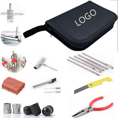 46Pcs Car Tire Patch Kit