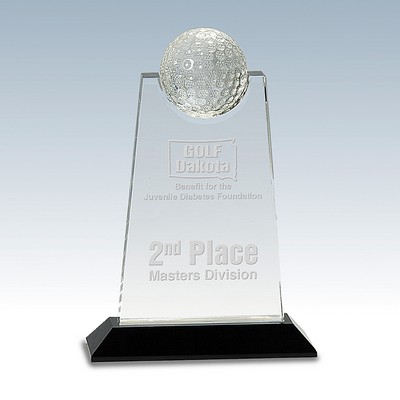 Crystal Golf Tablet Award