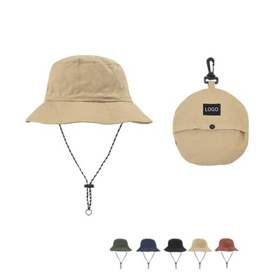 Packable Bucket Hat With Clip