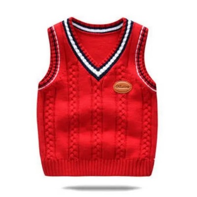 Wholesale College Style Pullover Sweater Vest