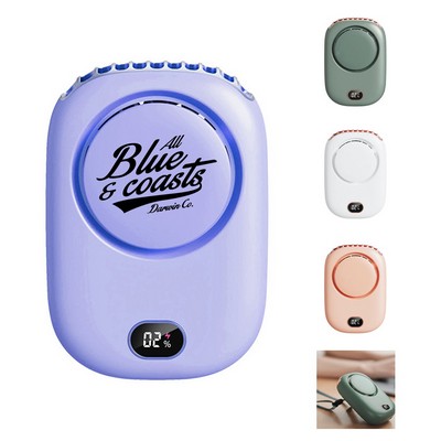 Neck Fan with Adjustable Lanyard and Bracket