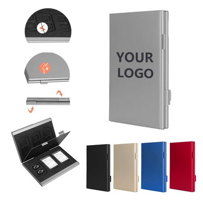 Portable SD Memory TF Card Holder Storage Box