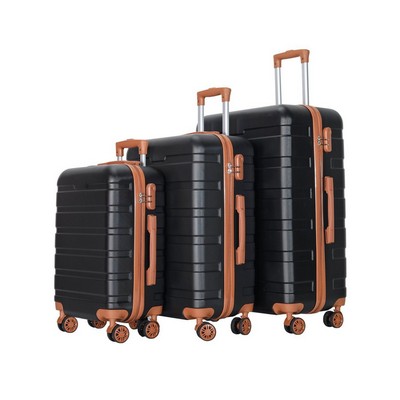 3 pcs 20/ 24/ 28" ABS Luggage with Spinner Wheels