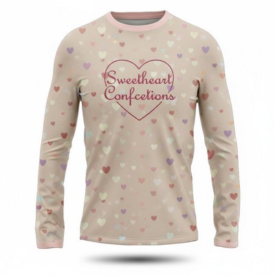 Unisex Long Sleeve T Shirt Full Sublimated