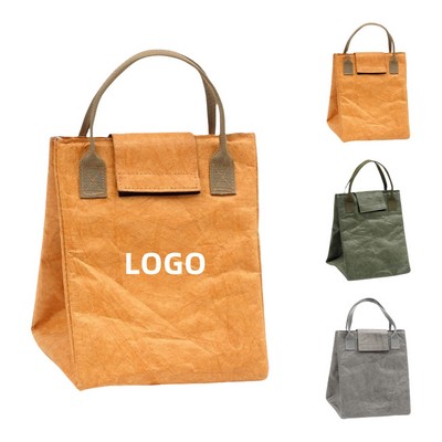 Kraft Paper Insulated Lunch Bag