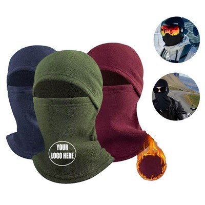Fleece Cycling Warm Face Covering Hat