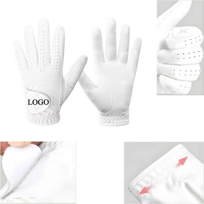 Suede Breathable Golf Gloves