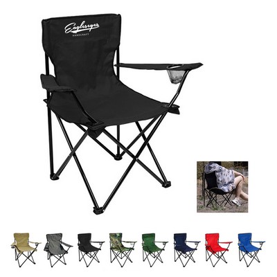 Folding Camping Chair with Cup Holder