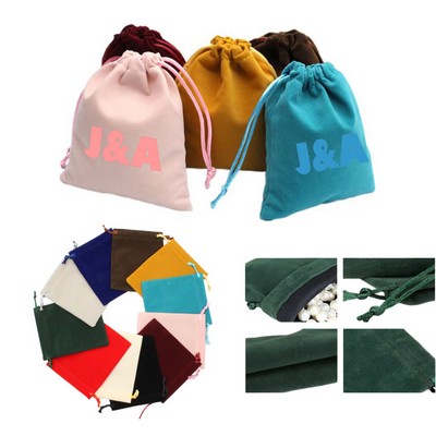 Velvet Gift Drawstring Bag
