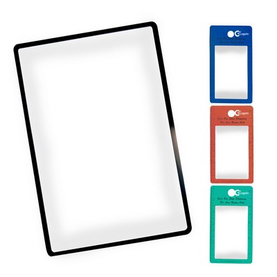 3X (300%) Page Magnifying Lens with Bookmark Magnifier