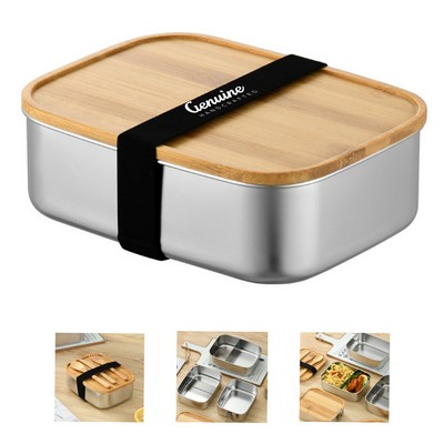 Lunch Box with Bamboo Lid