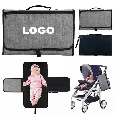 Portable Baby Diaper Changing Pad Bag Mat With Pillow