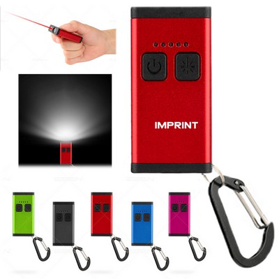 Red Laser Light Mini Keychain Flashlight