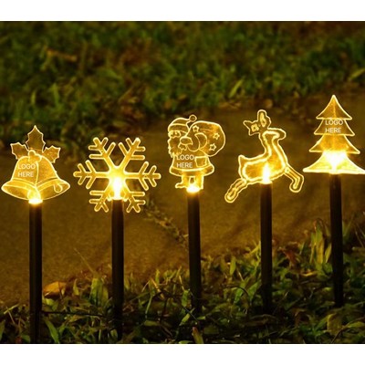 LED Christmas Garden Stake Light