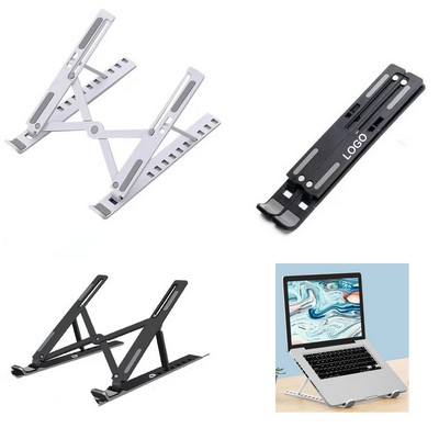 Adjustable Laptop Holder Riser Computer Stand for Desk and Notebook with Phone Stand