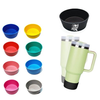 MOQ 20 36-40oz Silicone Non-Slip Heat-Proof Cup Sleeve