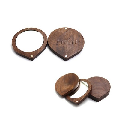 Custom Wooden Pocket Mirror