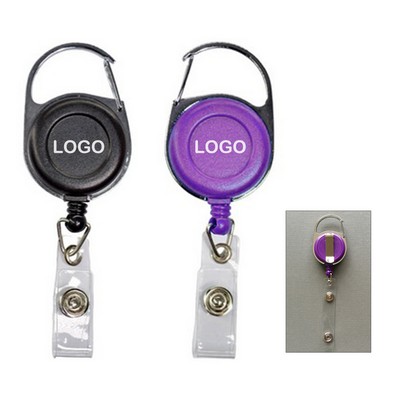 Retractable Carabiner Badge Reel