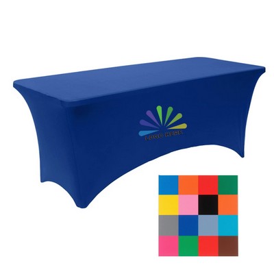 Stretch Table Cover With Square Tablecloth