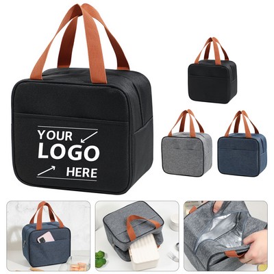 Oxford Insulated Lunch Tote Bag