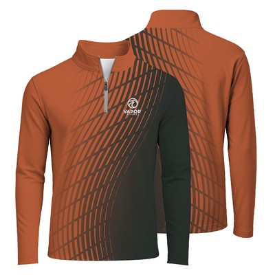 Men's Custom Cut and Sew Midweight Quarter-Zip