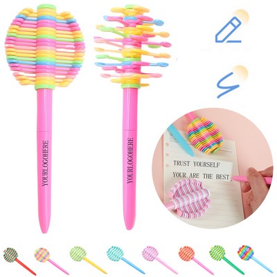 Spinning Petals Fun Decompression Ballpoint Pen