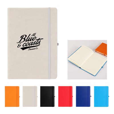 B5 PU Leather Notebook with Elastic Strap
