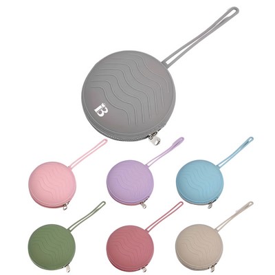 Portable Silicone Pacifier Storage Bag With Zipper