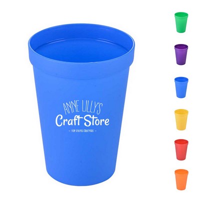 16oz Plastic Wide Mouth Stadium Cup