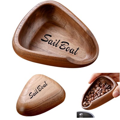 Wooden Coffee Bean Dish