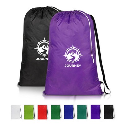 Polyester Laundry Bag with Shoulder Strap