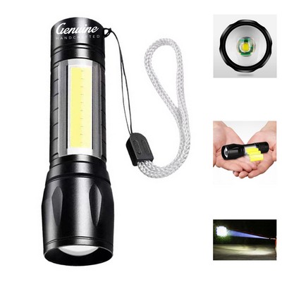Aluminum Alloy Rechargeable Led Flashlight