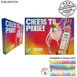 10' Straight Wall Tension Fabric Pop-up Display Kit with Wrap End Caps