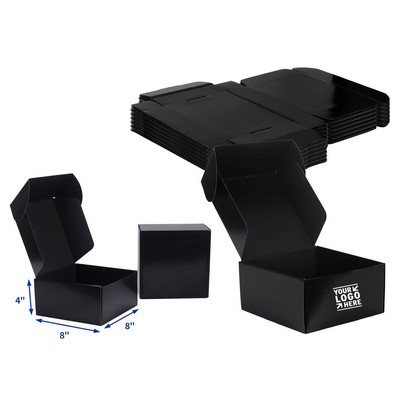 8x8x4" Cardboard Corrugated Mailer Shipping Box for Gift Small Business