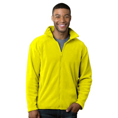 Blue Generation - Men's 2-Pocket Micro Fleece Full Zip Jacket