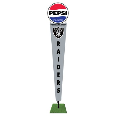 7' Football Down Marker Display