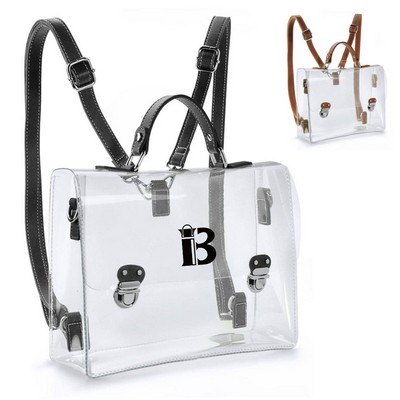 Multi Functional Waterproof Transparent Women's Backpack