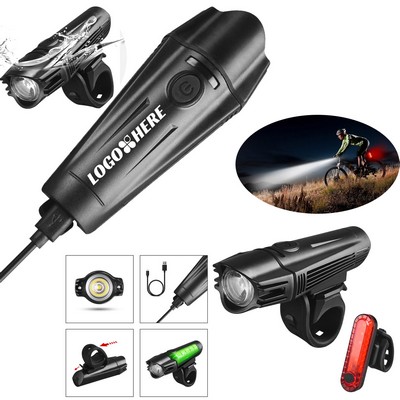 Bike Headlight and Taillight Set