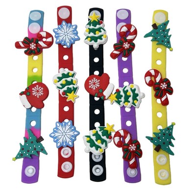 Custom PVC Silicone Wristband Charms