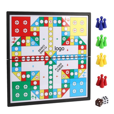 Foldable Magnetic Flying Chess Portable Board Game Set