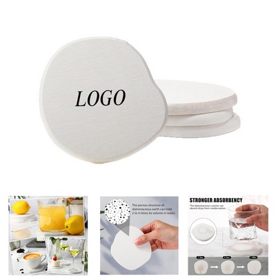 4x4-Inch Diatomite Coaster Set