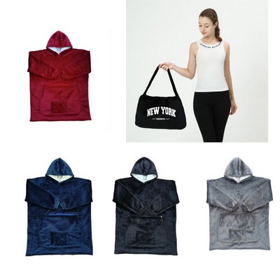 Thickened Warm 2-in-1 Robe