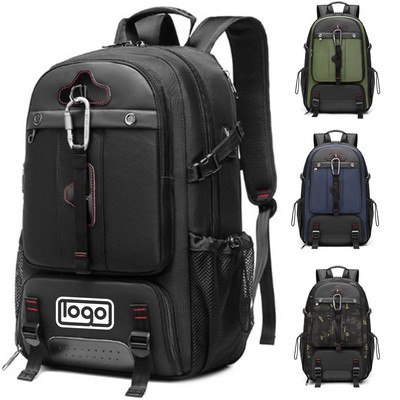 Men's Backpack with USB Charging Port