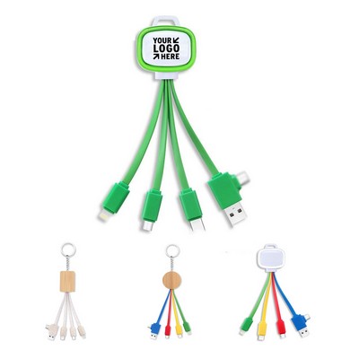 5-in-1 Charging Cable with Keychain
